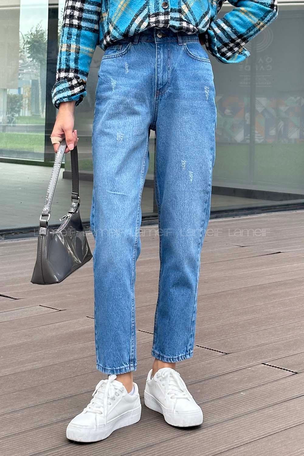 Lamelif Mom Jean Mavi