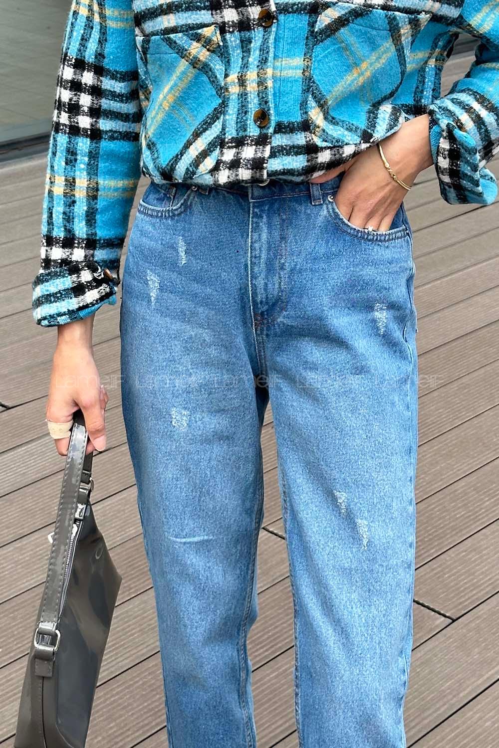 Lamelif Mom Jean Mavi