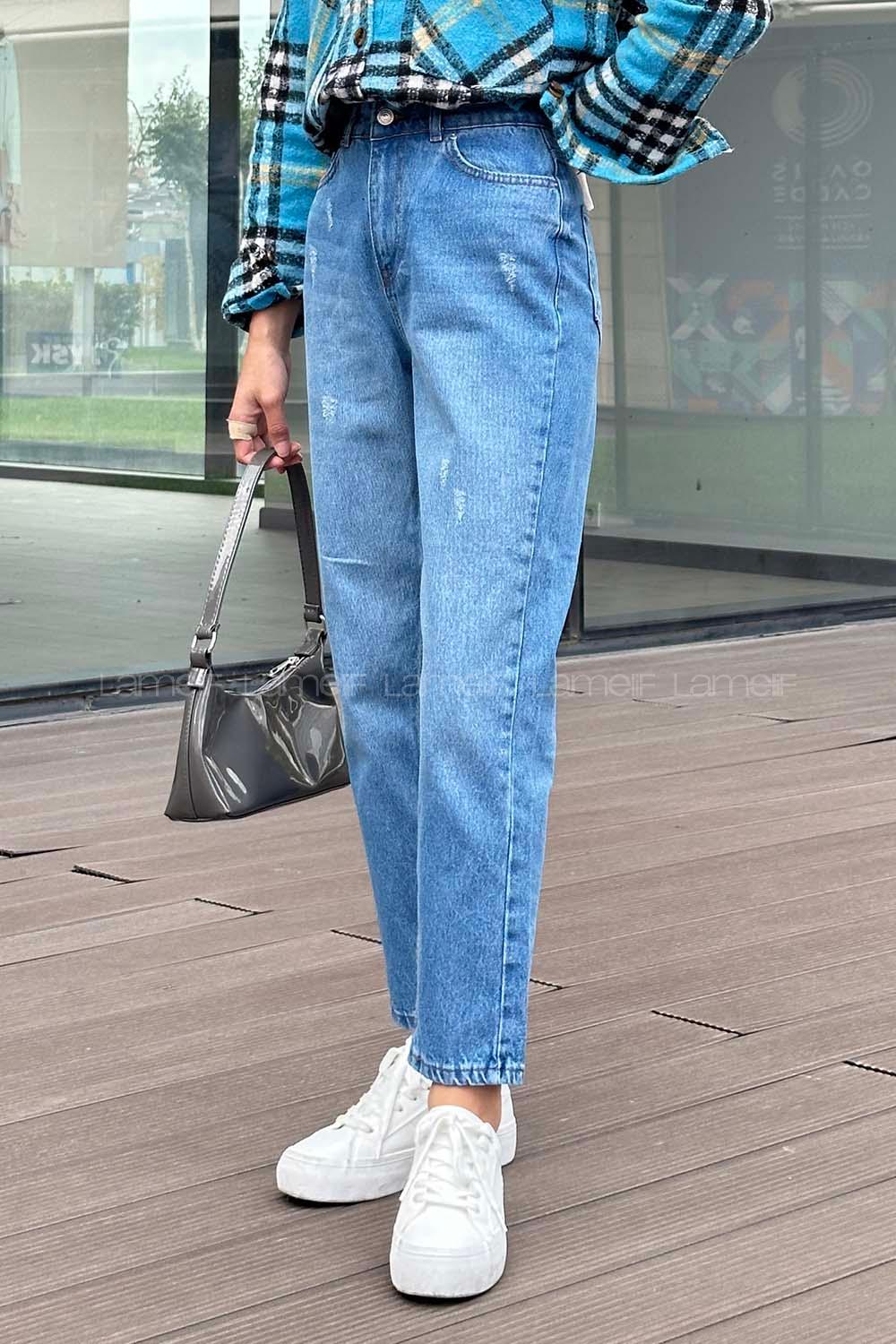 Lamelif Mom Jean Mavi