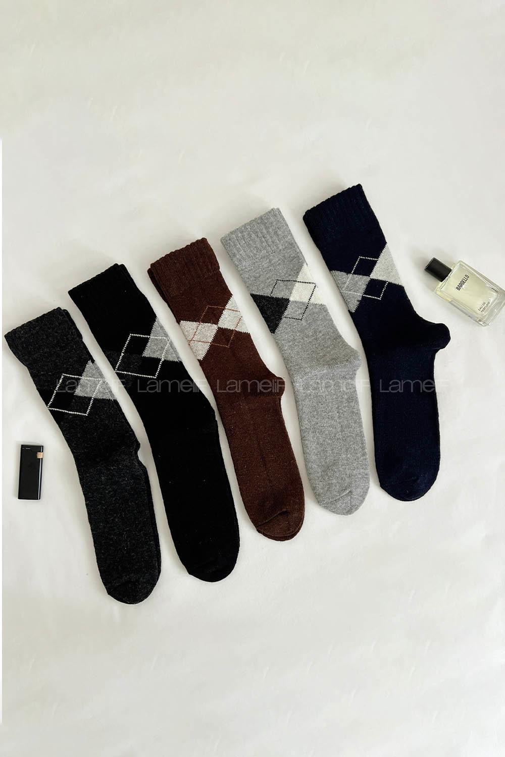 Lamelif 5li Hakiki Yün Çorap