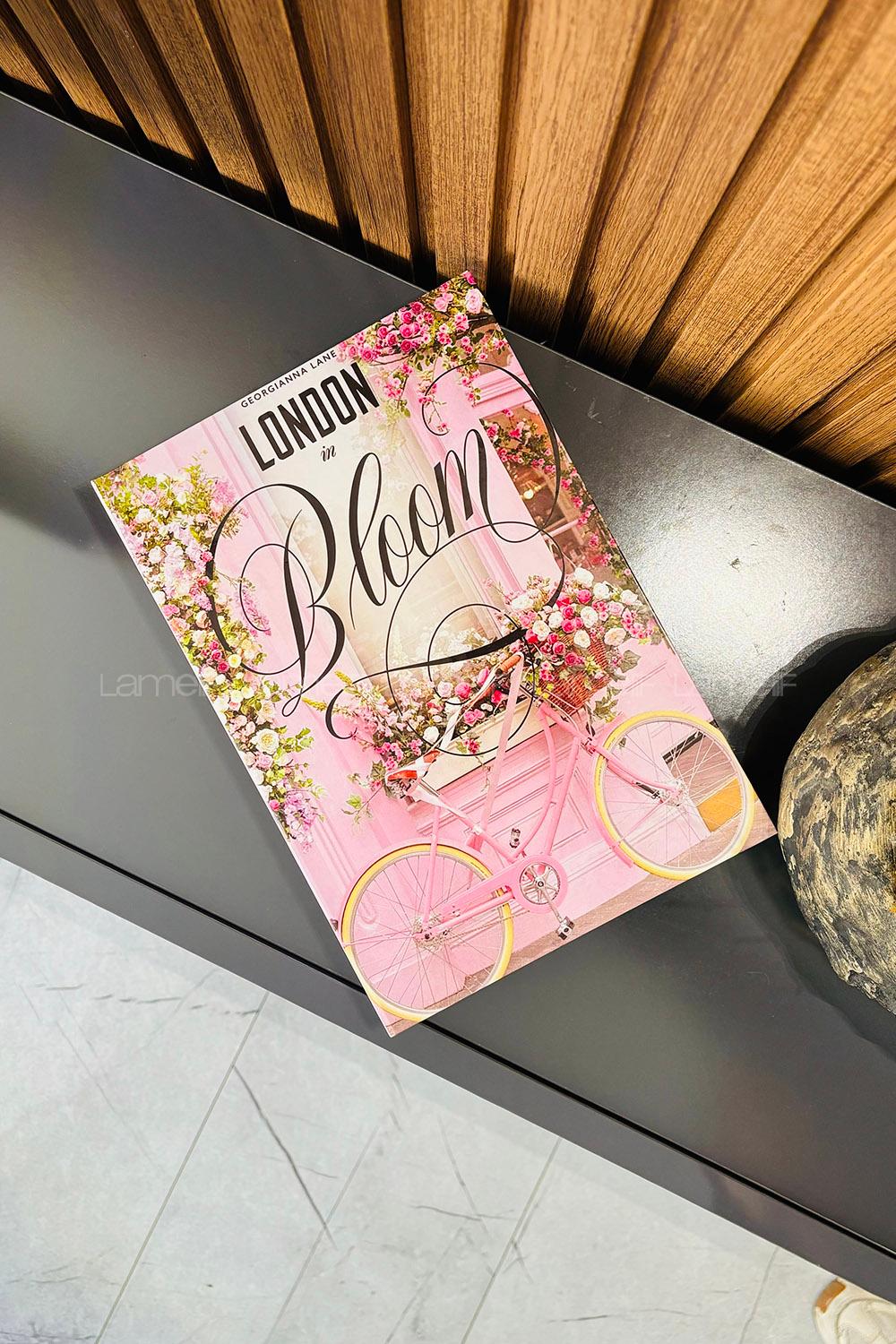 Lamelif Londan in Bloom Yazılı Dekorafif Kitap Kutusu