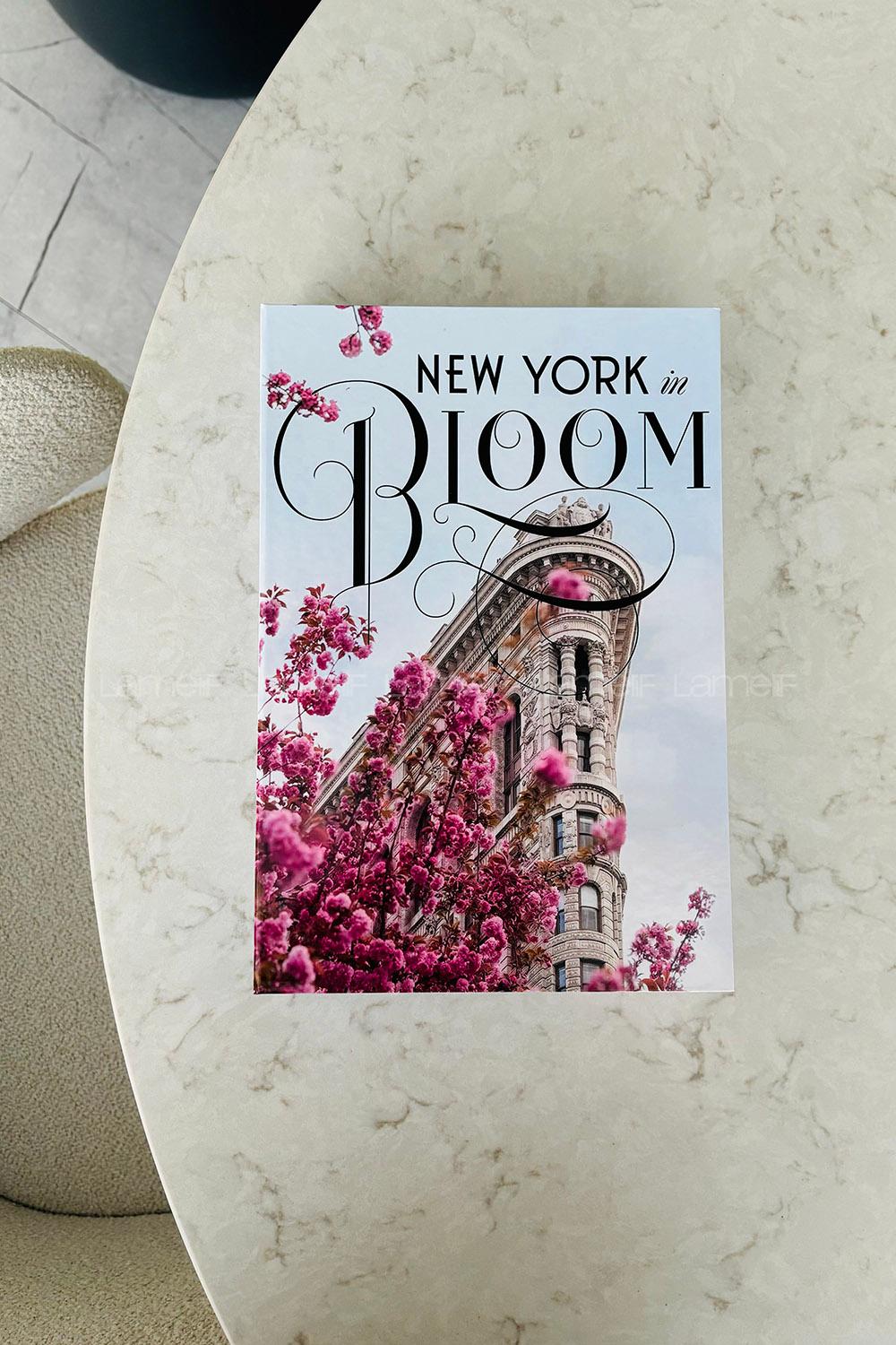 Lamelif New York Bloom Yazılı Dekorafif Kitap Kutusu