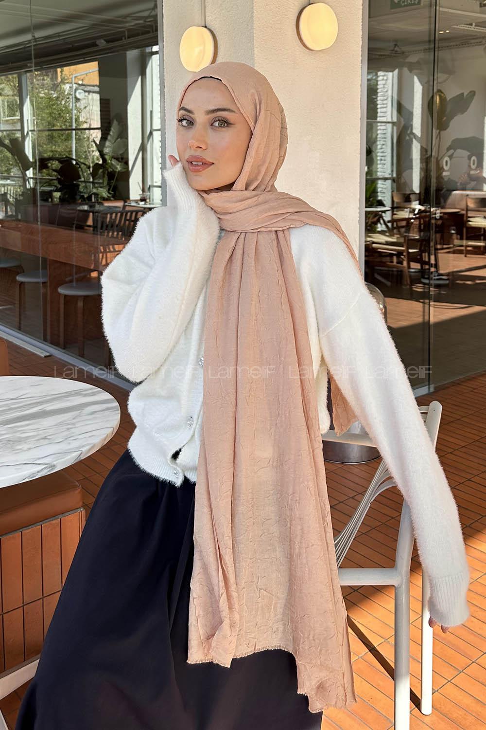 Lamelif Bambu Şal Safran