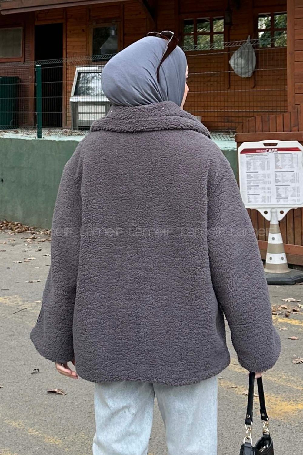 Smoked Normal Neck Long Arm Coat