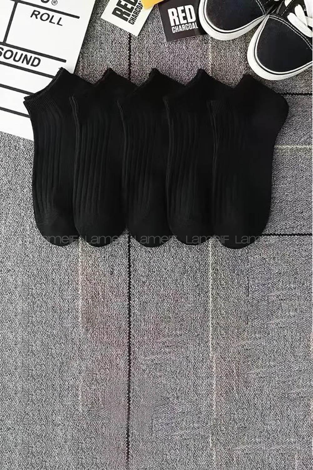 Lamelif 5li Fitilli Patik Çorap