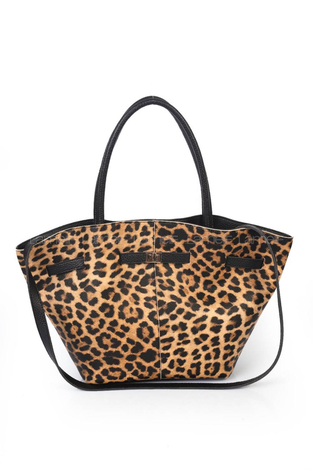 Leopard With Suspenders Skin Hand Bag Bag
