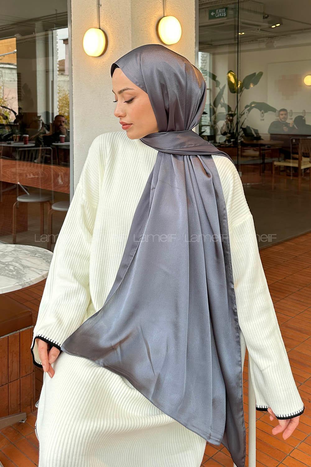 Lamelif Janjan Şal Füme