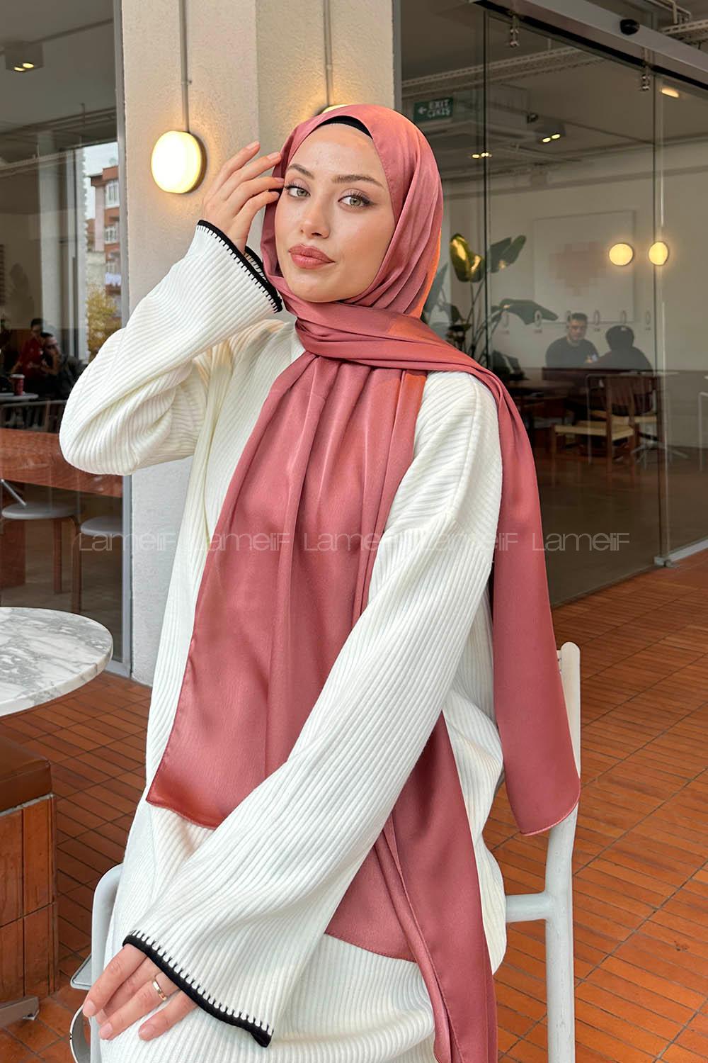 Lamelif Janjan Şal Gül Kurusu