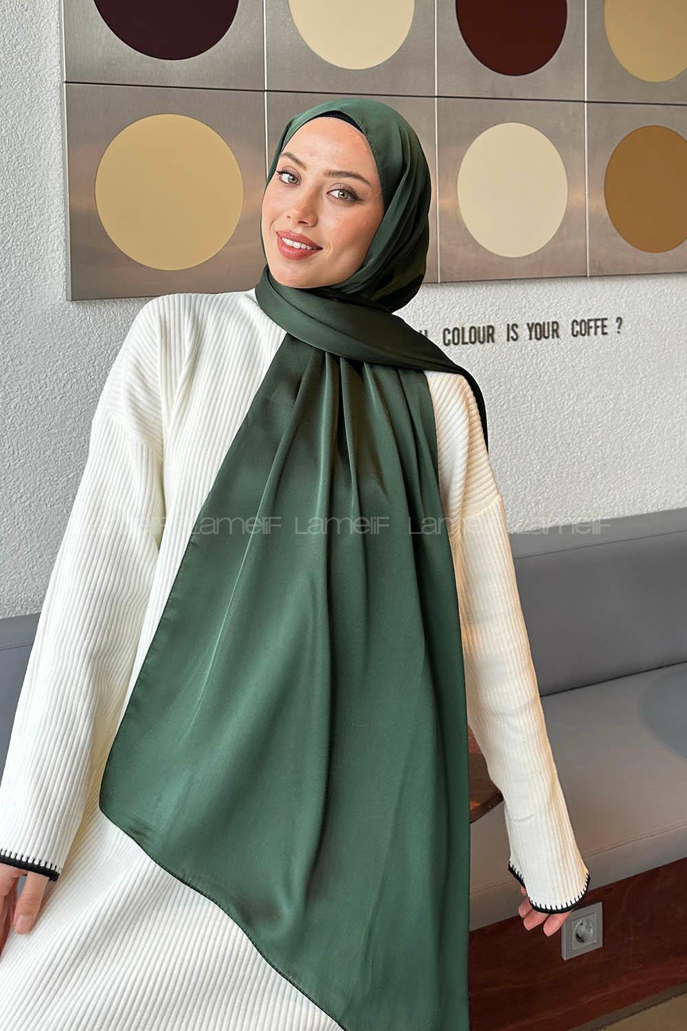 Lamelif Janjan Şal Orman Yeşili