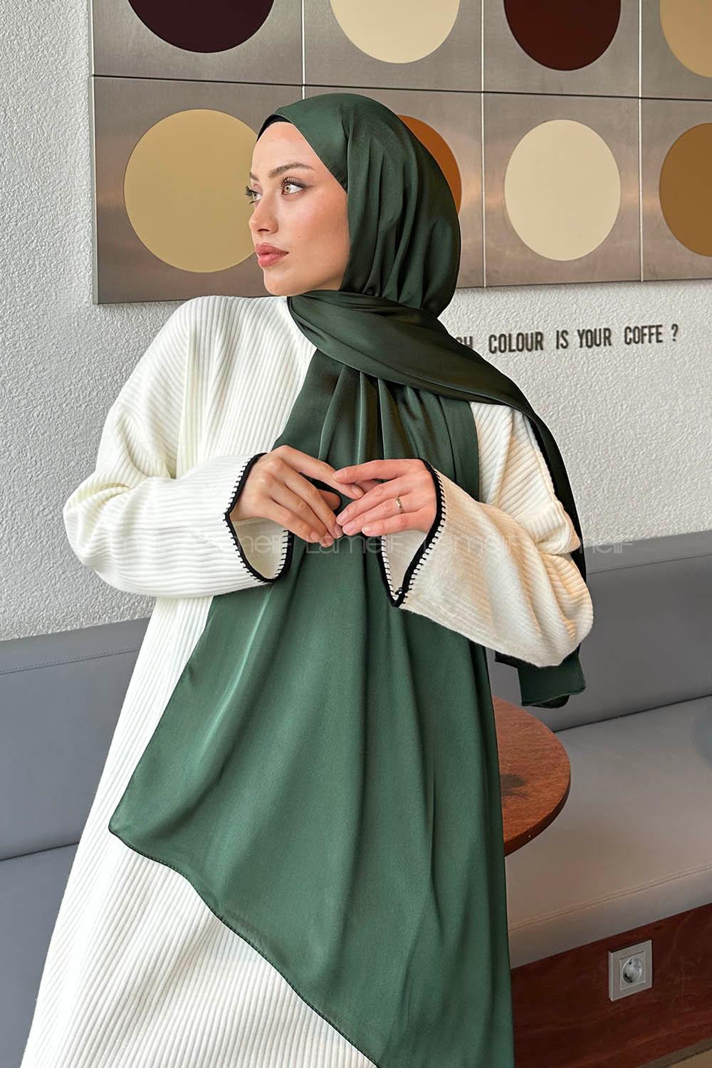 Lamelif Janjan Şal Orman Yeşili