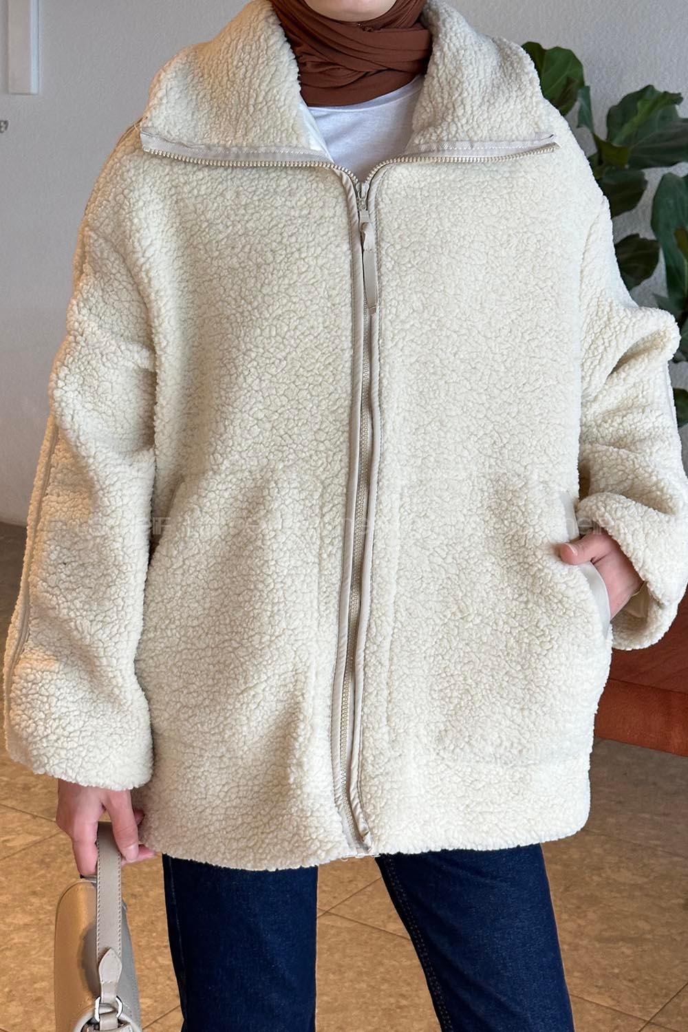 Stone Normal Neck Long Arm Coat