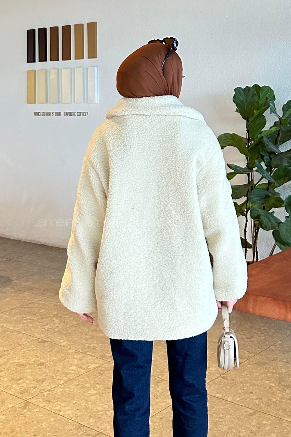 Stone Normal Neck Long Arm Coat