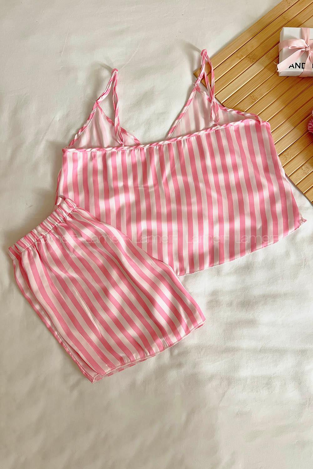 Lamelif Saten Takım Desteksiz