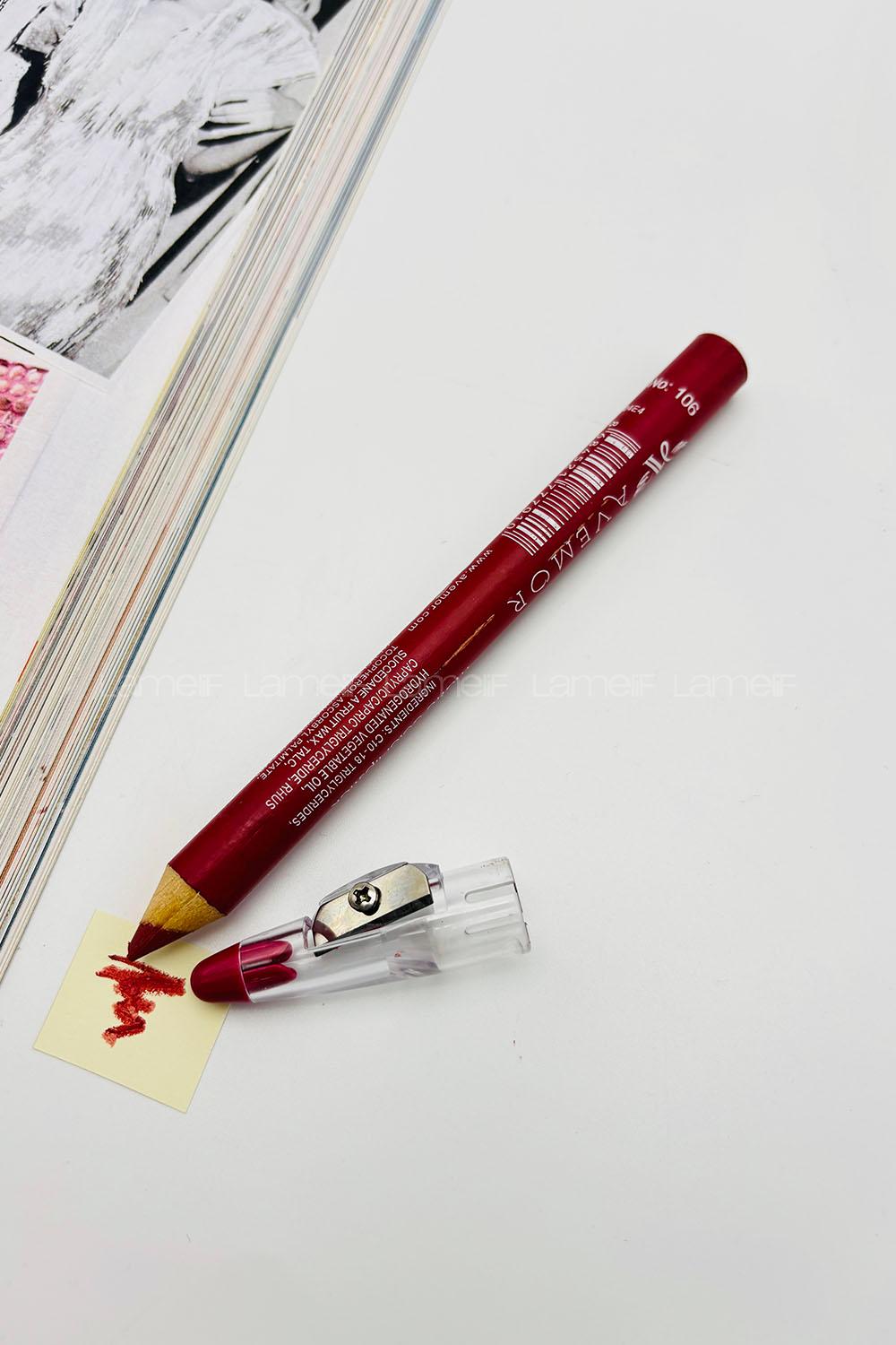 Lamelif Avemor Kalemtıraşlı Dudak Kalemi