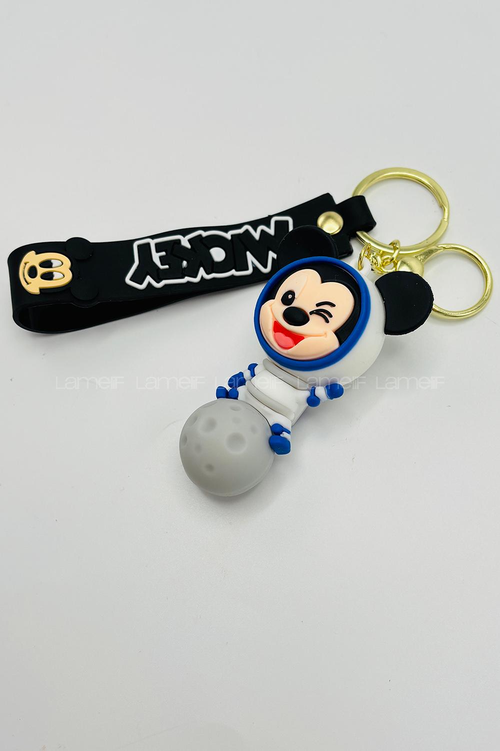 Lamelif Mıckey Anahtarlık Mavi