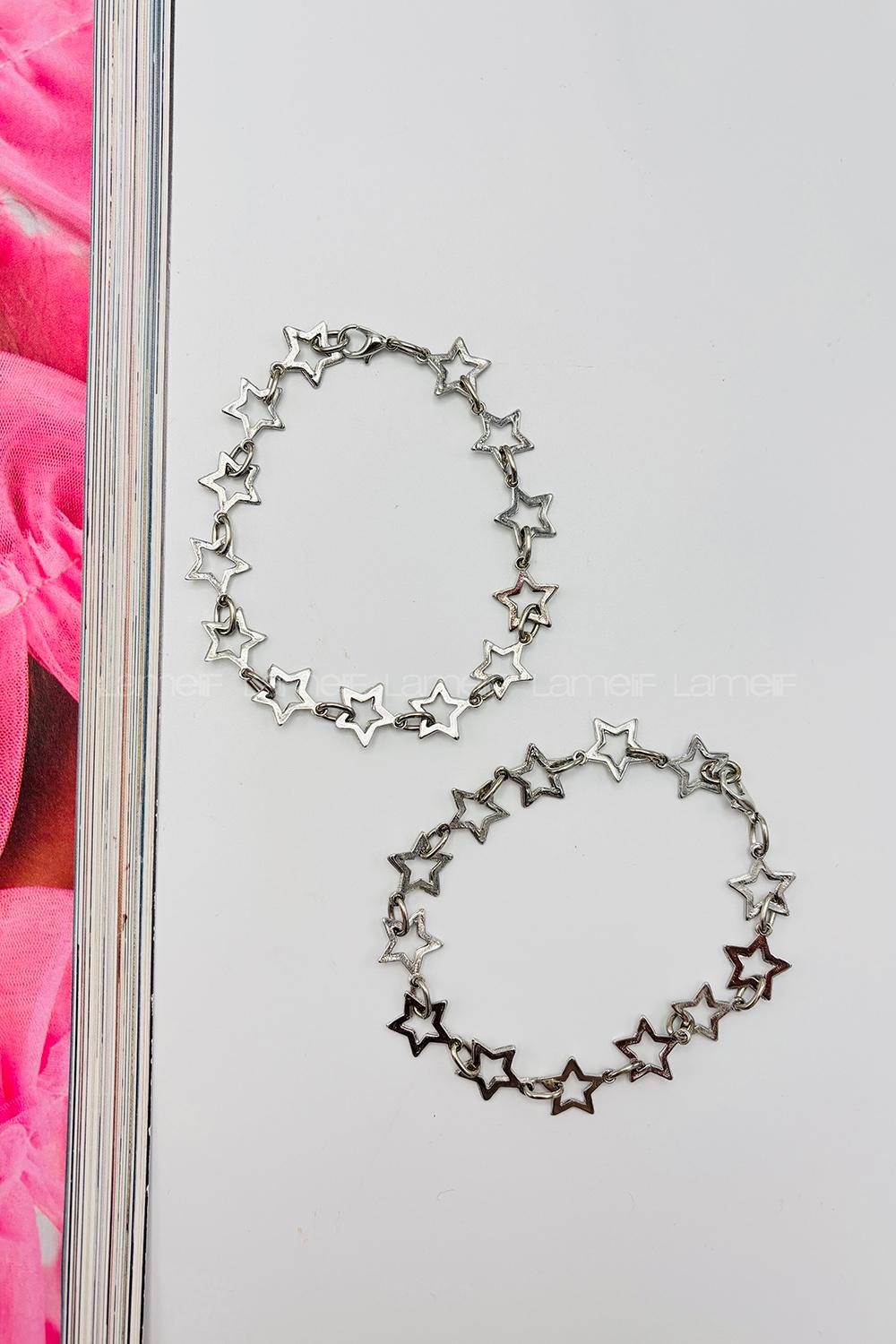 Lamelif Gümüş Yıldız Bileklik