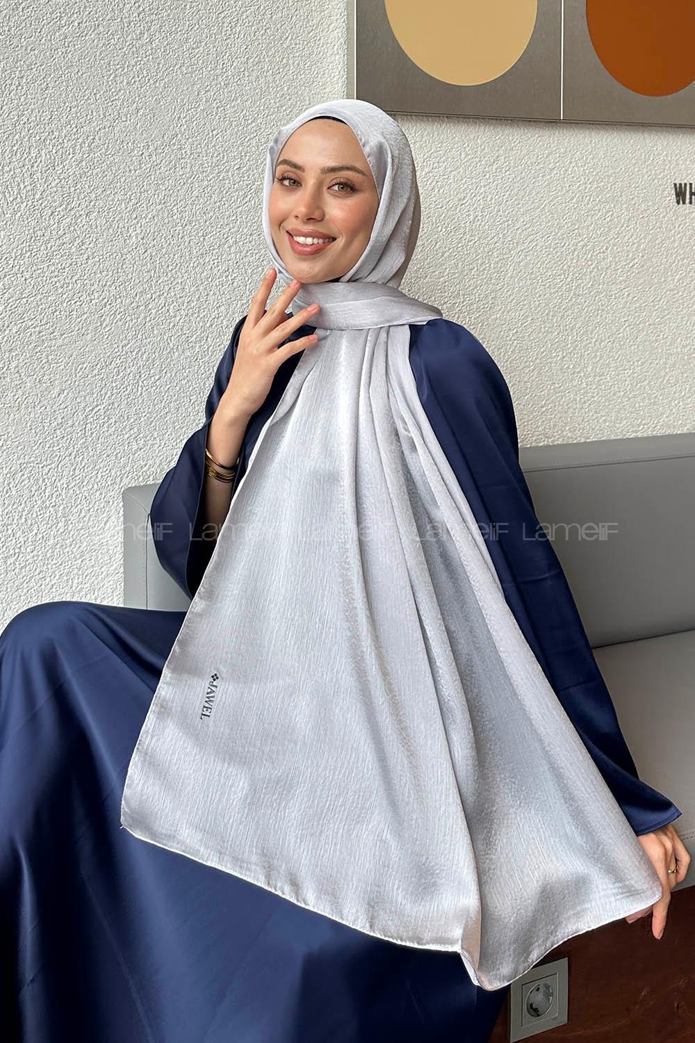Lamelif Janjan Şal Gri
