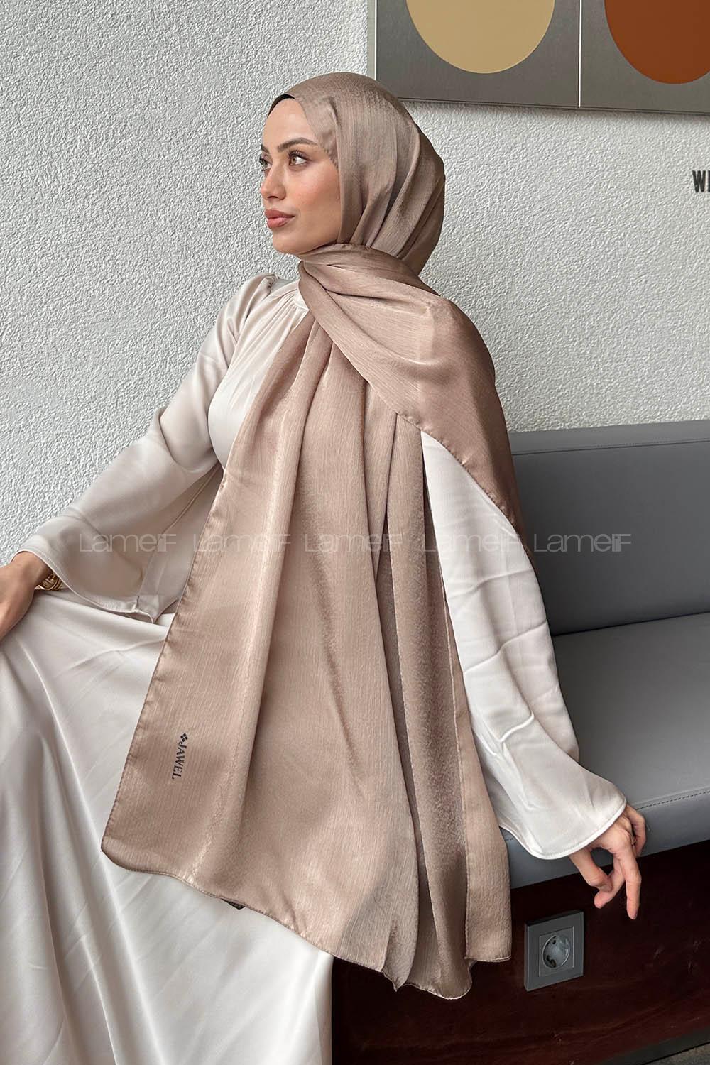 Lamelif Janjan Şal Vizon