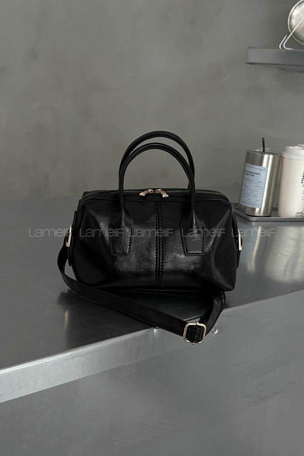 Black Without Accessories Skin Hand Bag Arm Bag Bag