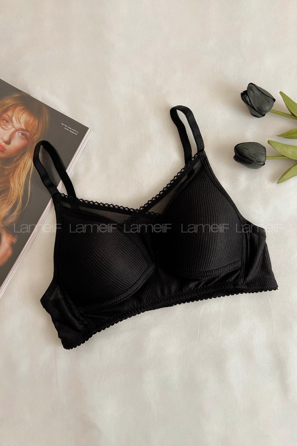 Lamelif Dantelli Push Up Sütyen