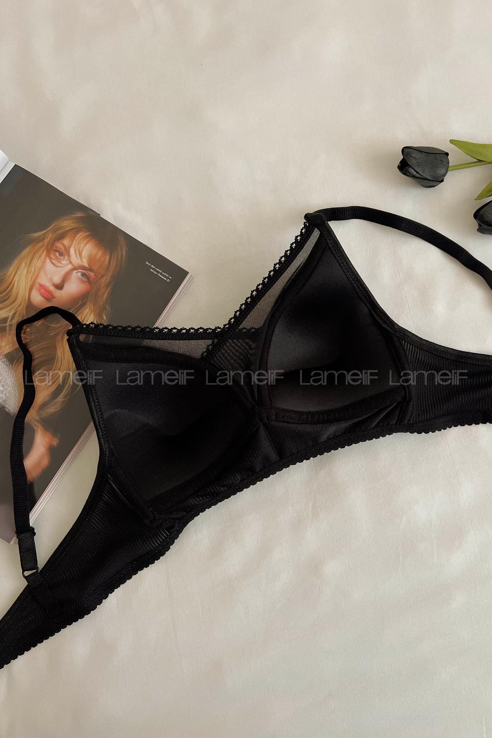 Lamelif Dantelli Push Up Sütyen