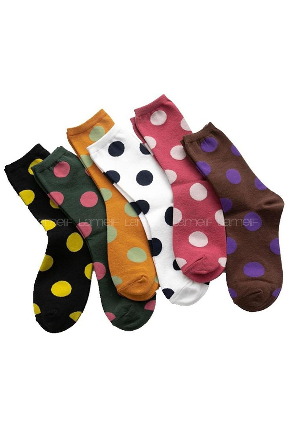 Lamelif 6lı Puantiye Kolej Çorap