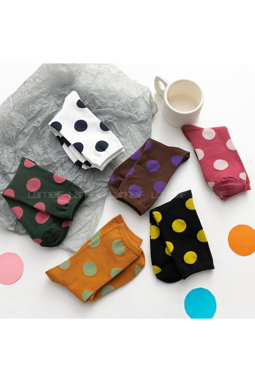 Lamelif 6lı Puantiye Kolej Çorap