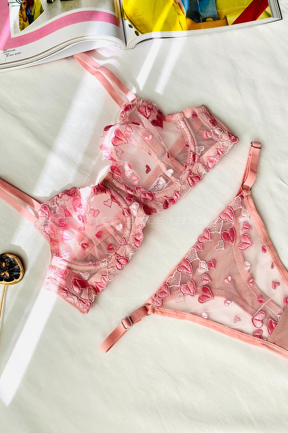 Lamelif Brode Nakışlı Takım