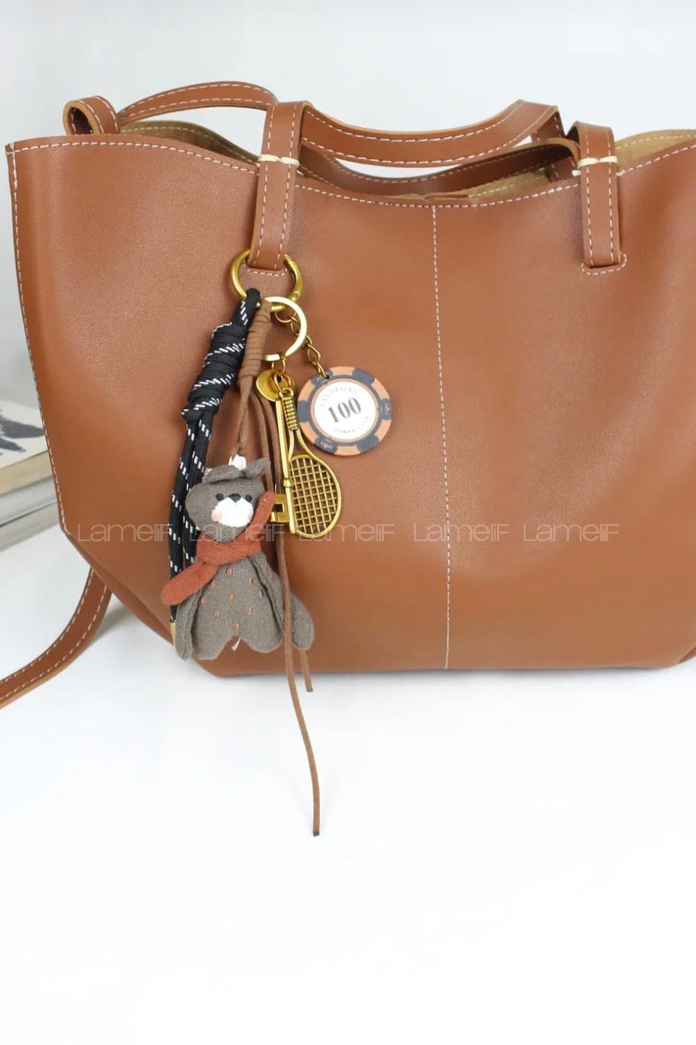 Lamelif Bez Oyuncak Çanta Charmı