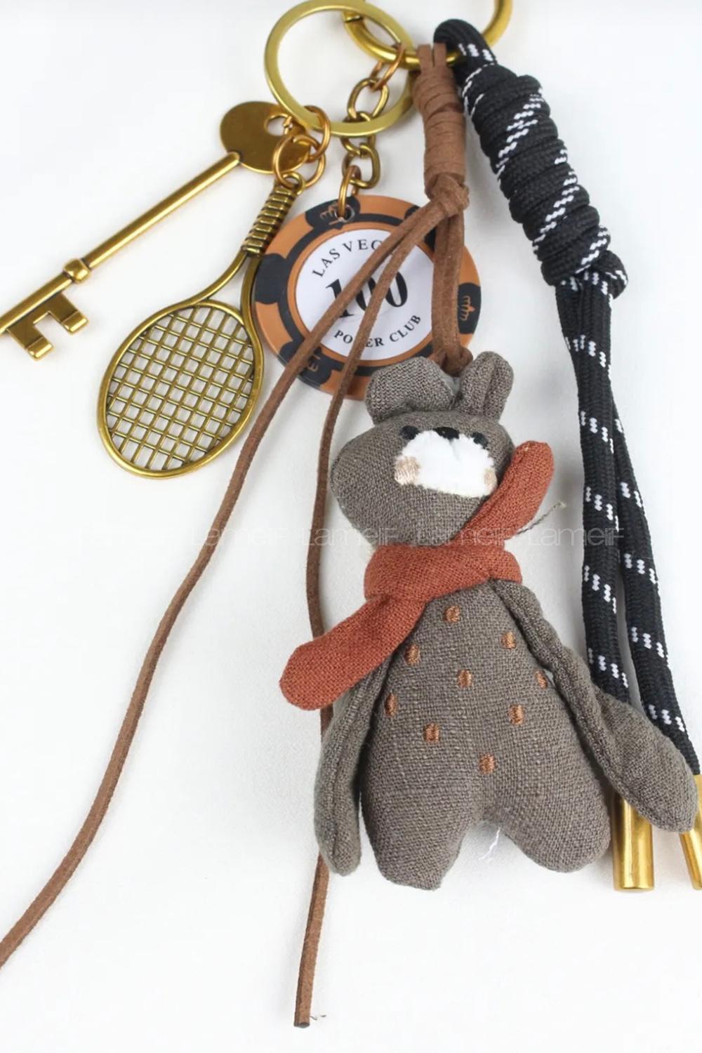 Lamelif Bez Oyuncak Çanta Charmı