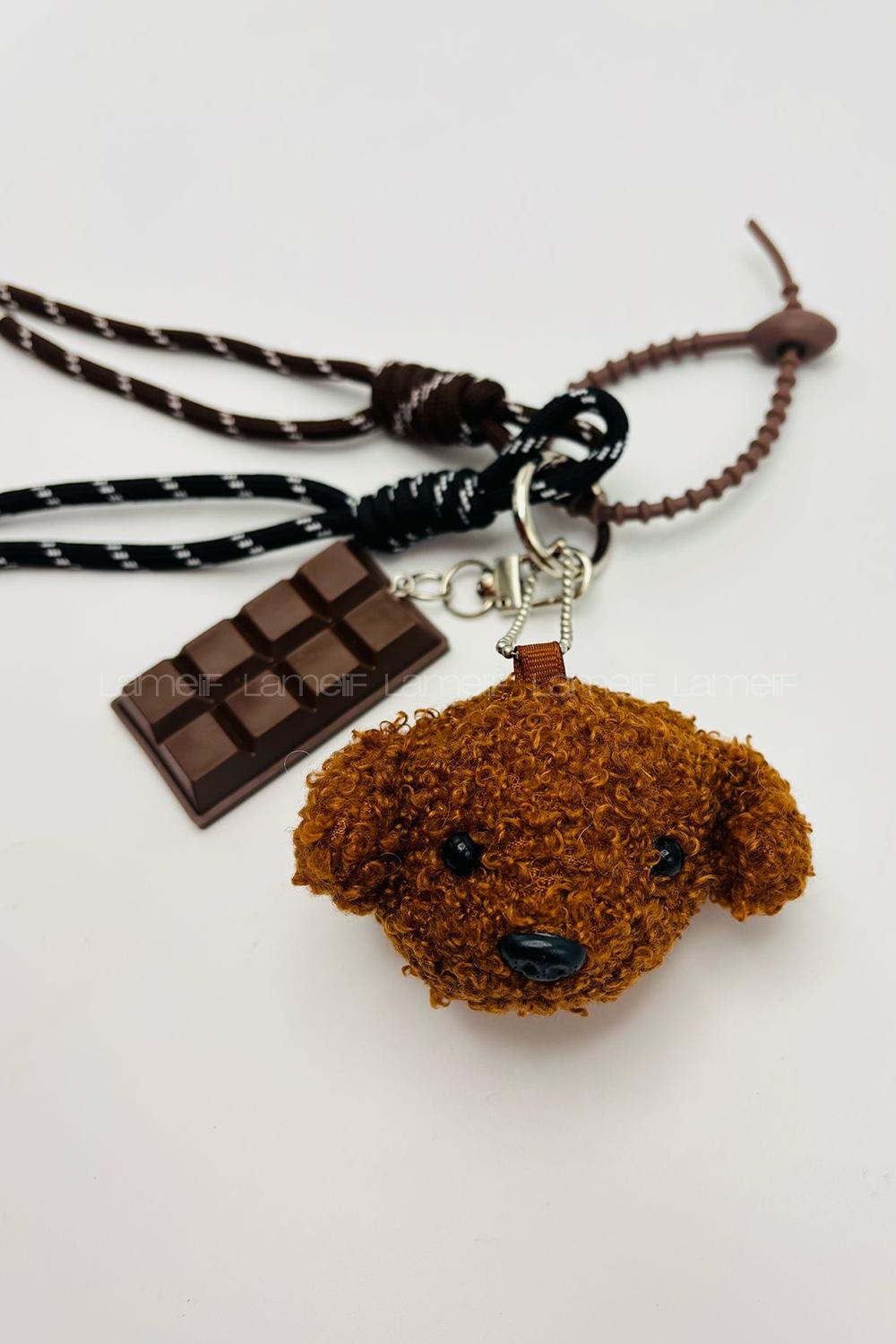 Lamelif Kahve Teddy Ayıcık Çanta Charmı