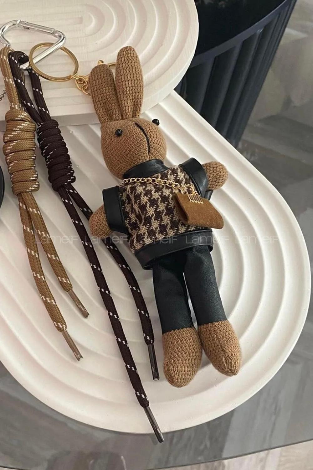 Lamelif Örgü Bebek Çanta Charmı