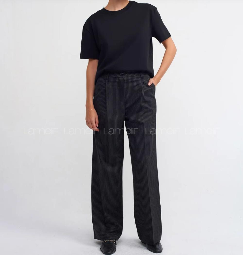 Black Crew Neck Short Arm Cotton Fabric Unprinted T-shirt