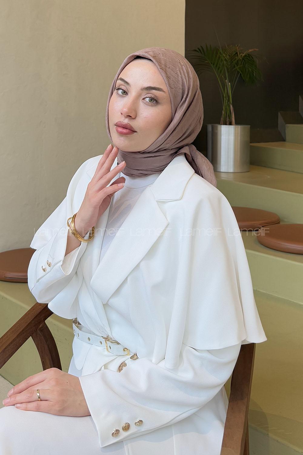 Lamelif Bambu Eşarp Toprak