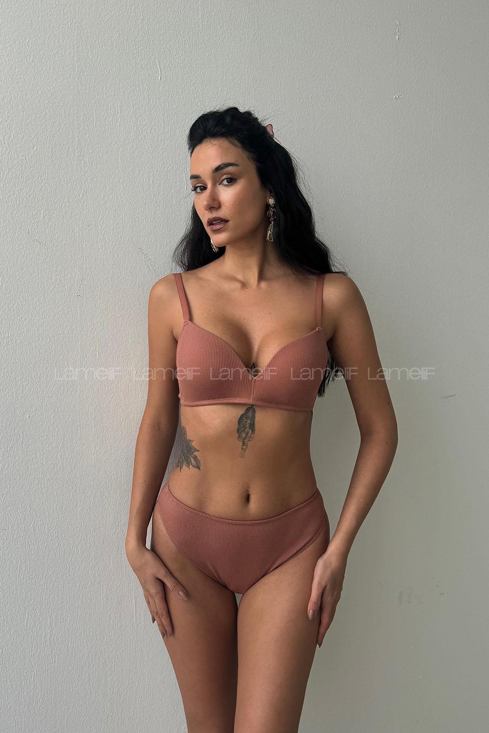 Lamelif Line Kaşkorse Desteksiz Takım