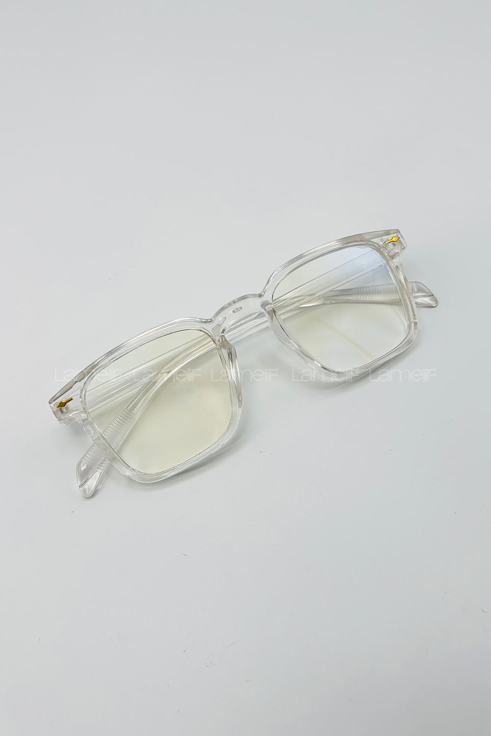 Lamelif Oly Şeffaf Çerçeve Güneş Gözlüğü