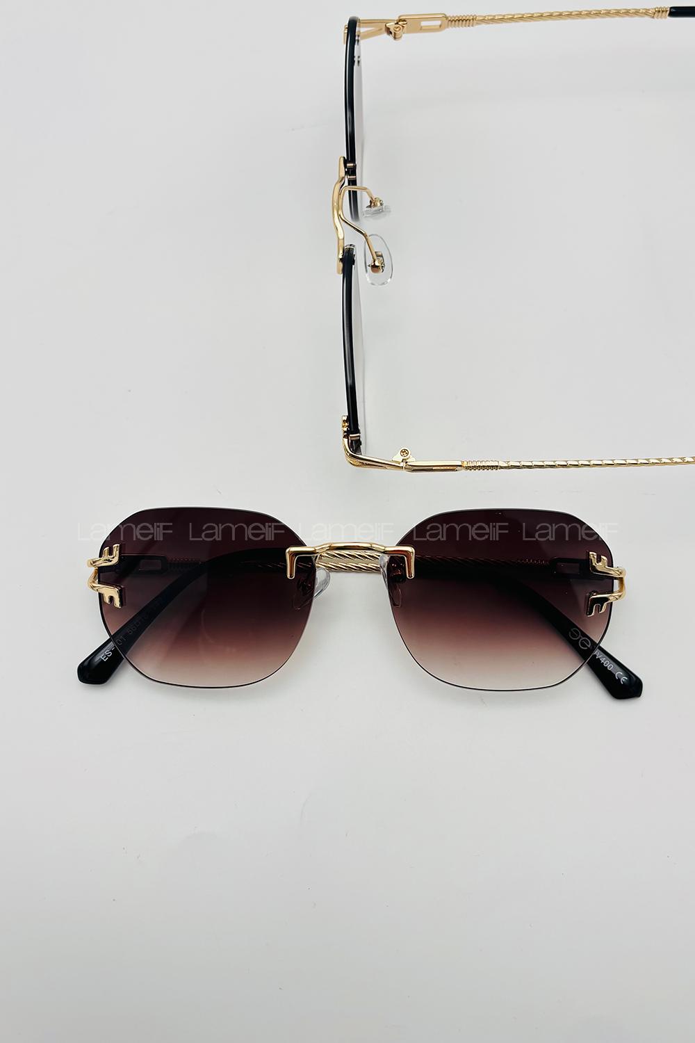 Lamelif Bumble Luxery Kahverengi Güneş Gözlüğü