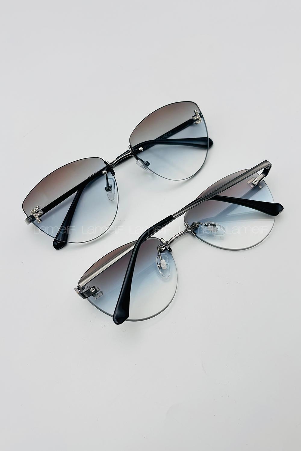 Lamelif Fendi Luxery Blok Renk Güneş Gözlüğü