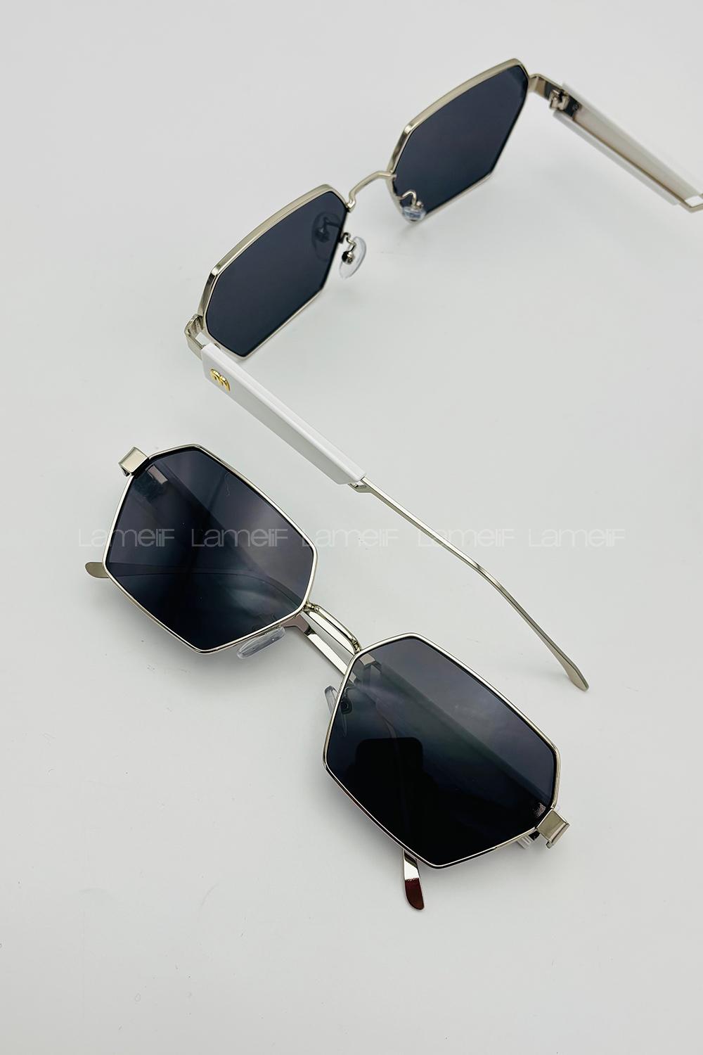 Lamelif Miu Luxery Beyaz Güneş Gözlüğü