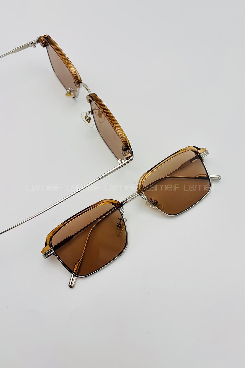Lamelif Noa Luxery Kahverengi Güneş Gözlüğü