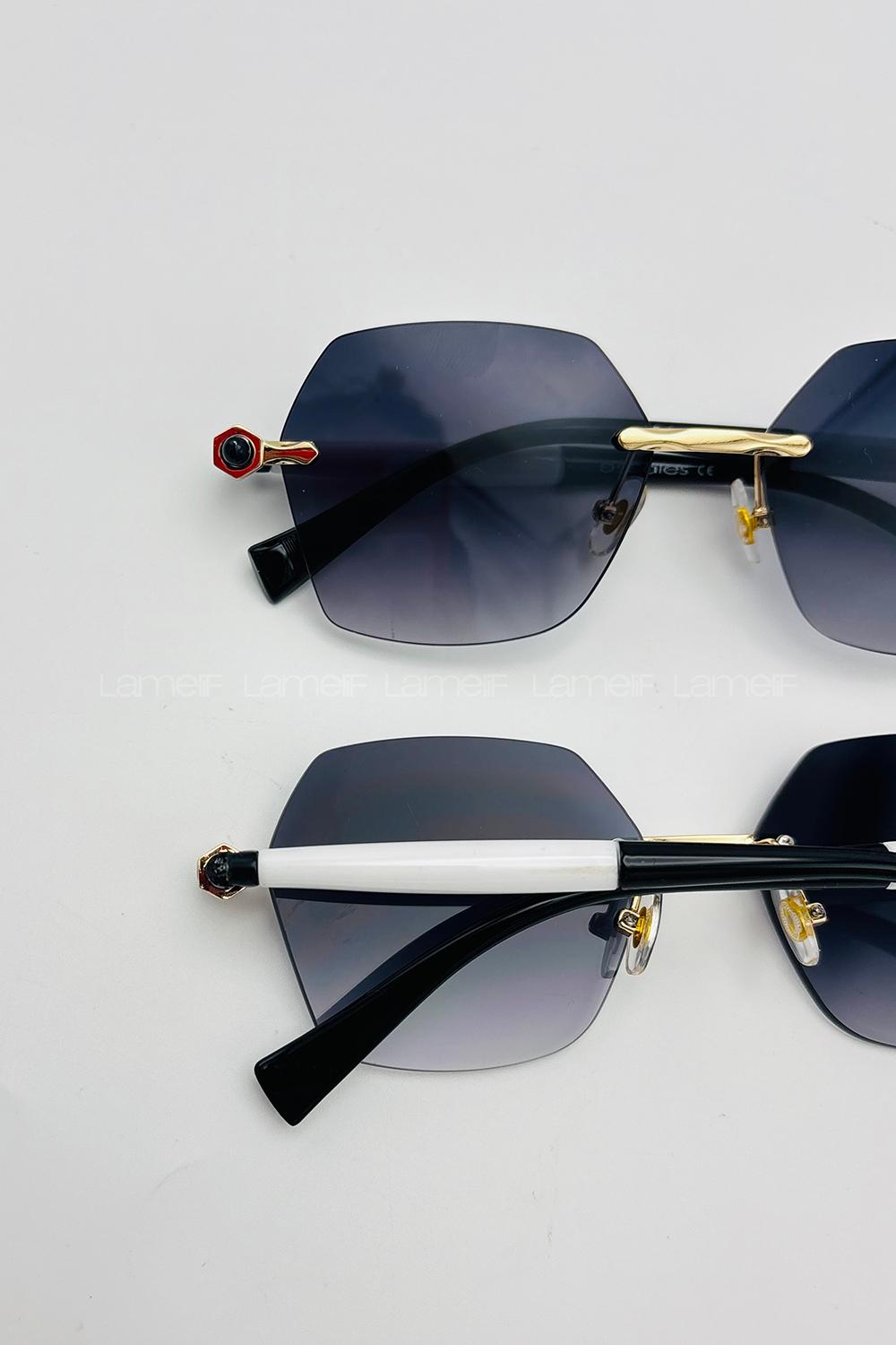 Lamelif Rita Luxery Siyah Güneş Gözlüğü