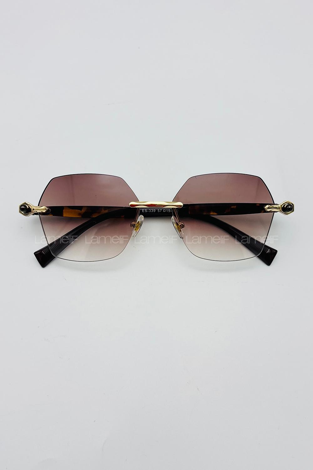 Lamelif Rita Luxery Soft Kahve Güneş Gözlüğü