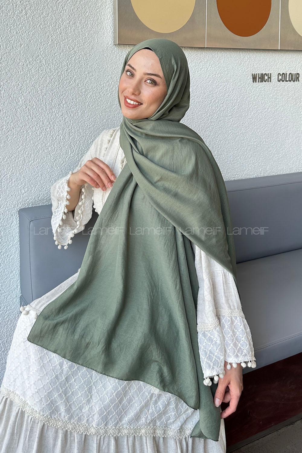 Lamelif Comfort Pamuk Şal Adaçayı