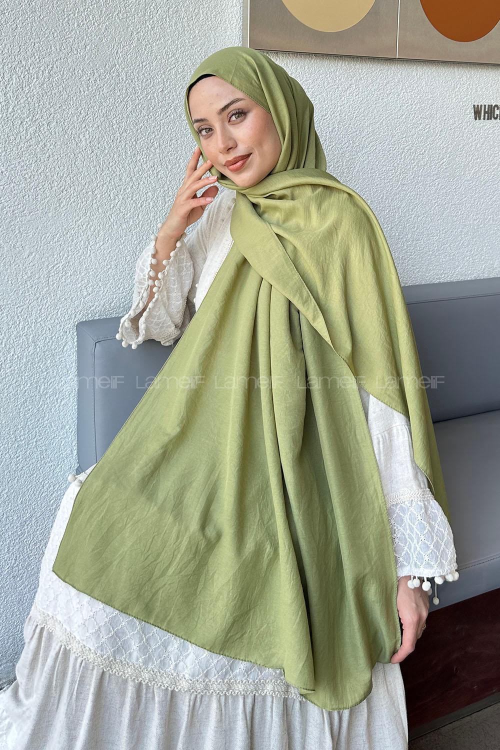 Lamelif Comfort Pamuk Şal Mint Yeşili