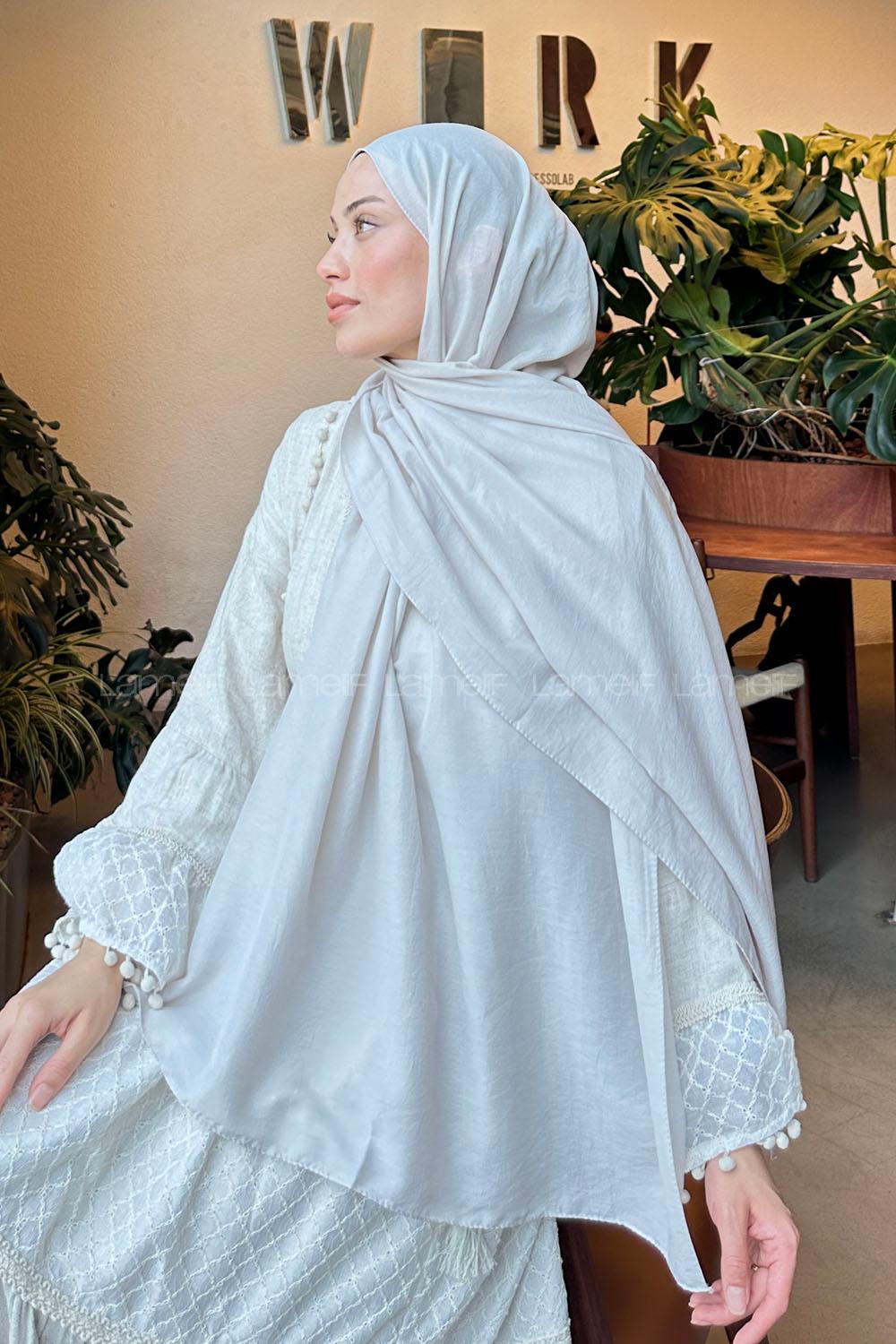 Lamelif Comfort Pamuk Şal Taş