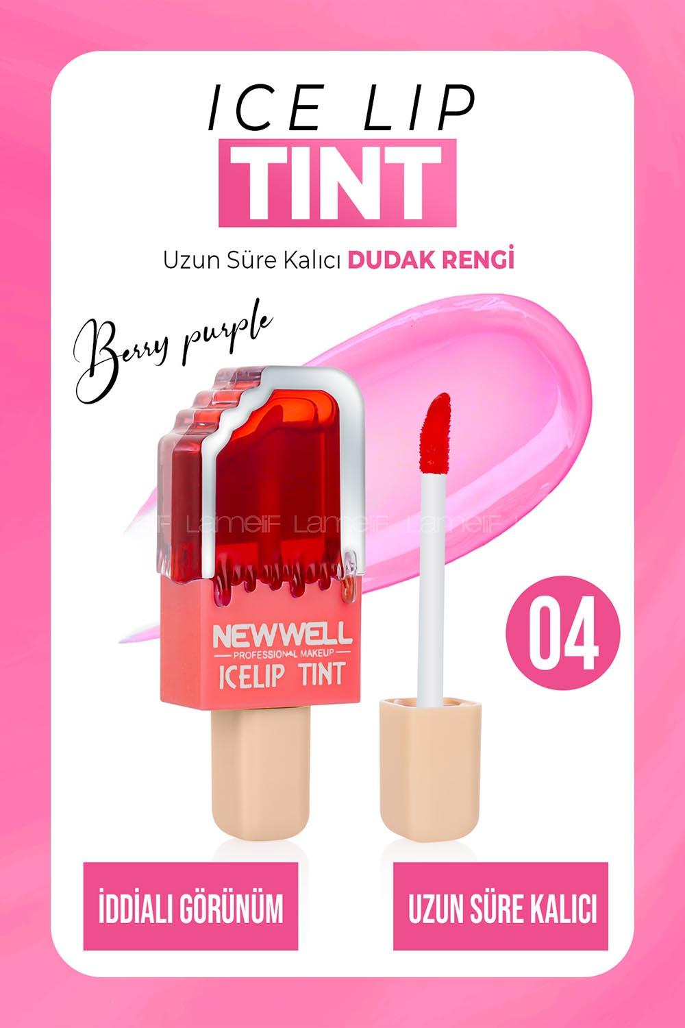 Lamelif Newwell Ice Lip Tint Berry Purple
