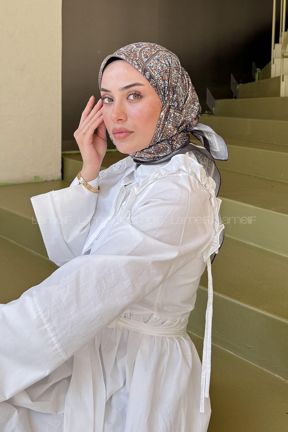 Lamelif Retro Desen kokulu Prime Soft Füme