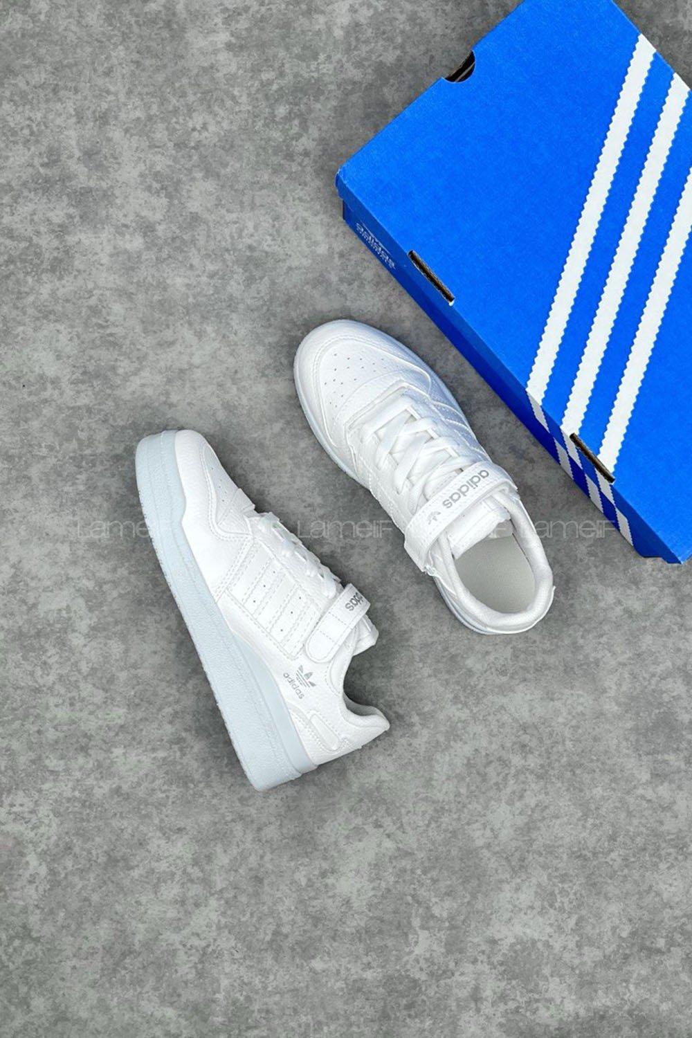 Lacivert Bileksiz Forum Spor Ayakkabı Beyaz