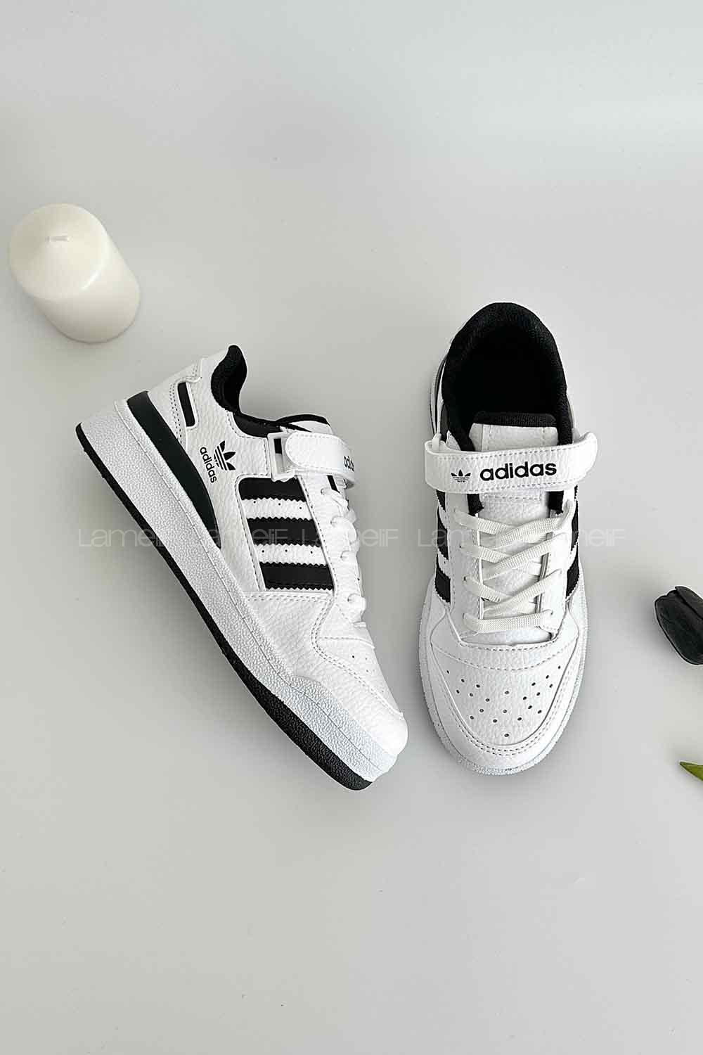 Lacivert Bileksiz Forum Spor Ayakkabı Beyaz Siyah