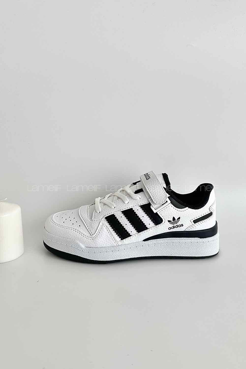 Lacivert Bileksiz Forum Spor Ayakkabı Beyaz Siyah